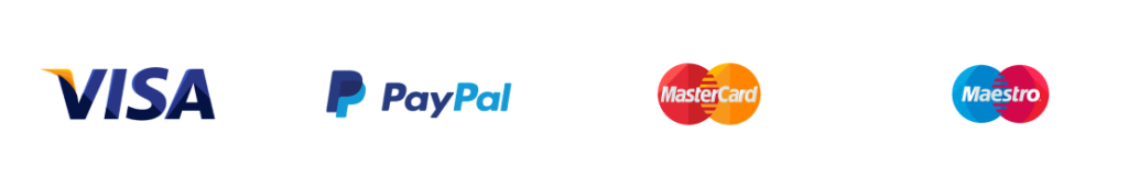 Visa, PayPal, MasterCard and Maestro accepted at HoomTV checkout
