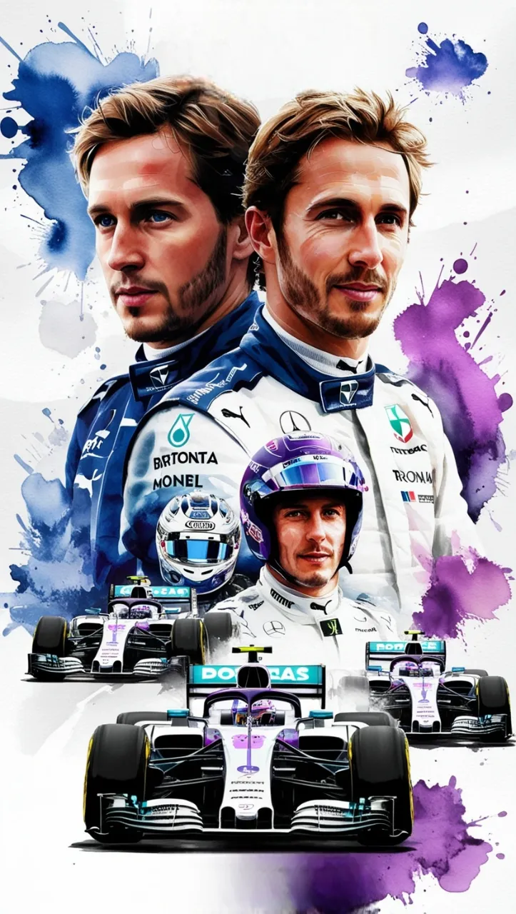 Motorsport artwork representing Formula racing coverage on HoomTV
