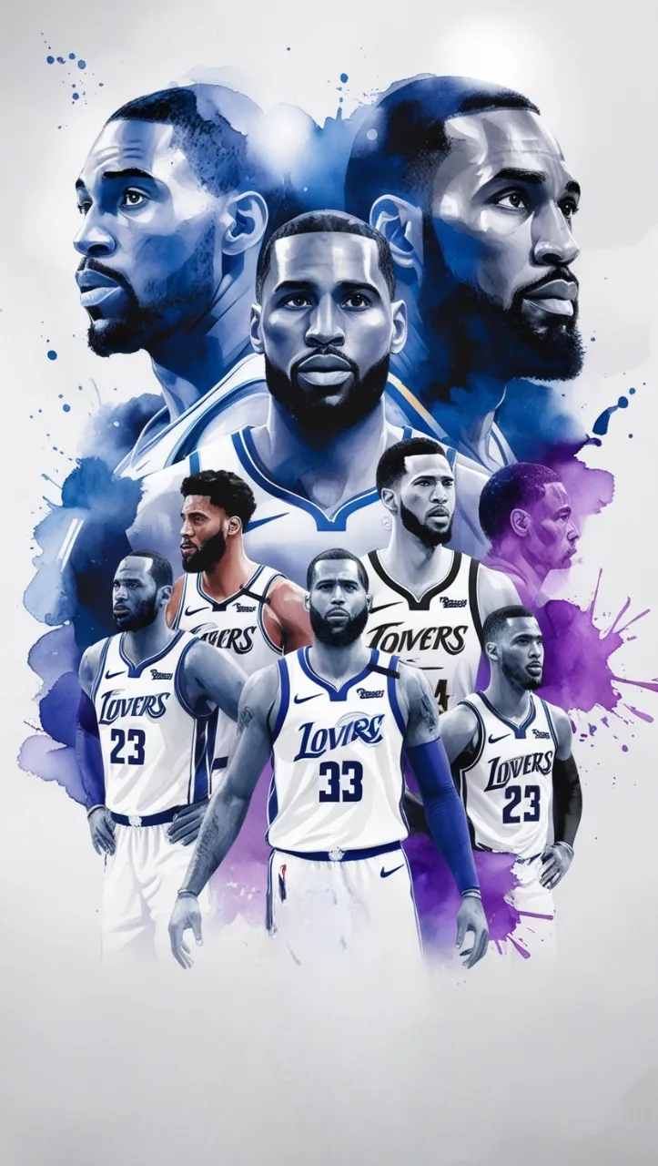 Basketball artwork representing NBA and college hoops coverage on HoomTV